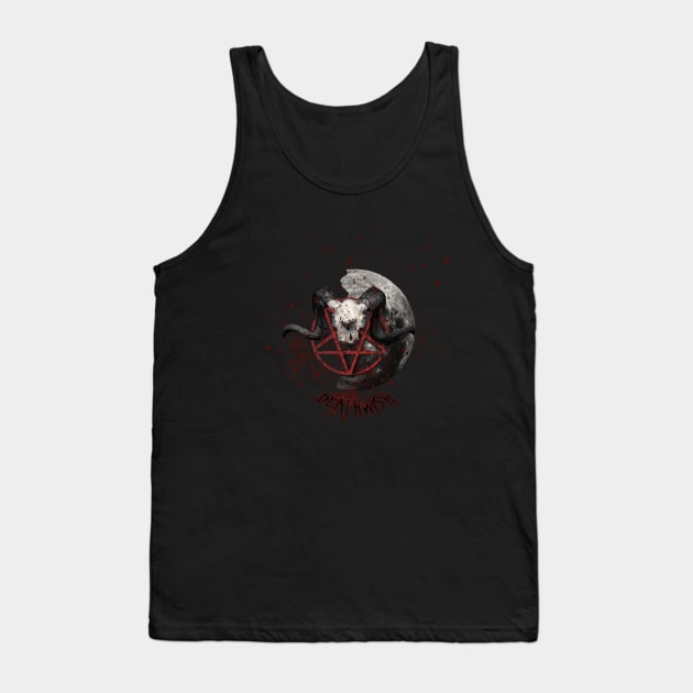 Satan Baphomet Deathwish Tank Top by Street Rick